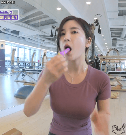 몸매 비결 리더 초롱이