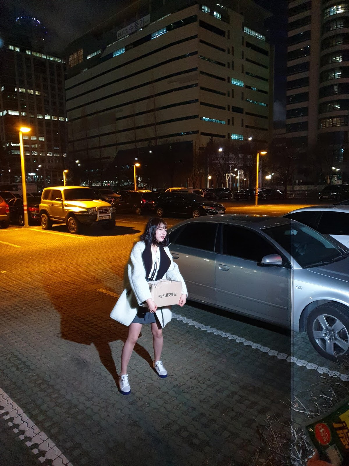 핫팩 나눠주는 소혜