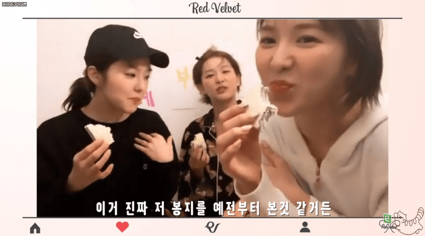 1년된 빵또아 먹방 아이린 슬기 웬디