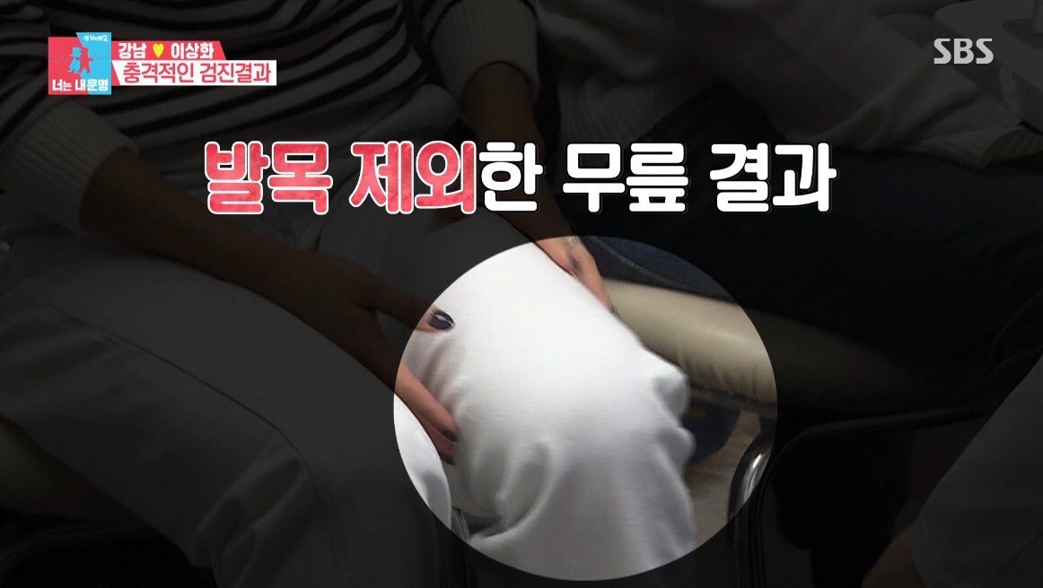 이상화의 현재 무릎 상태