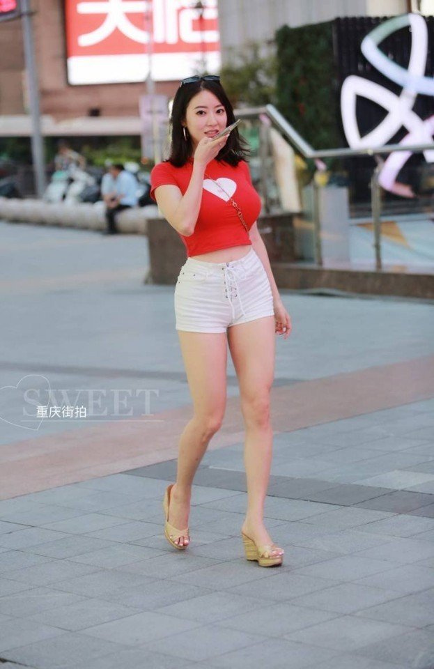 대륙녀의 몸매