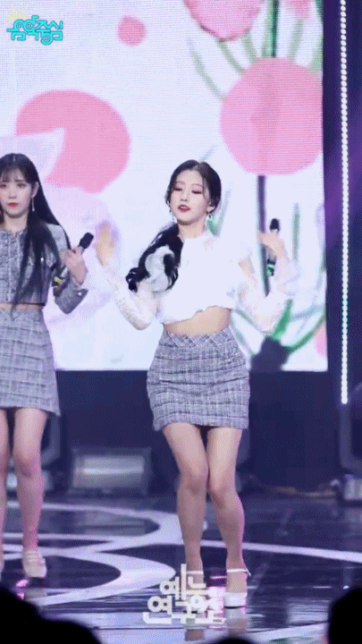 러블리즈 음악중심 직캠 정예인 움짤(데이터주의)