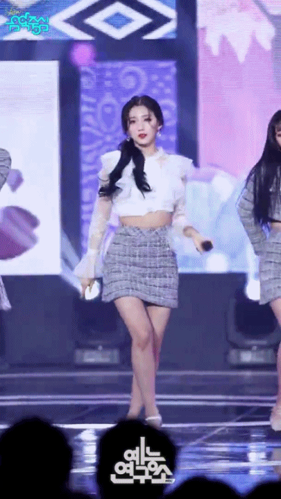 러블리즈 음악중심 직캠 정예인 움짤(데이터주의)