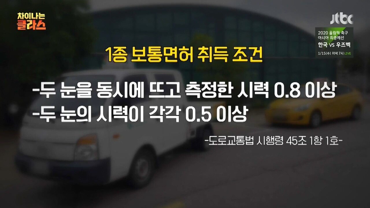 실명장애인이 1종 보통 면허 따는 법