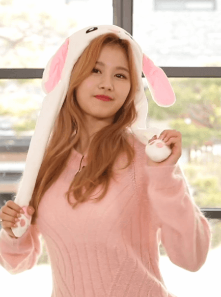 흥오른 엄귀 토끼 사나