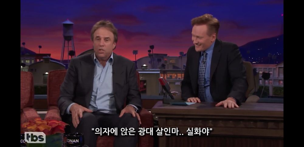 미국 토크쇼의 가족팔이 개그