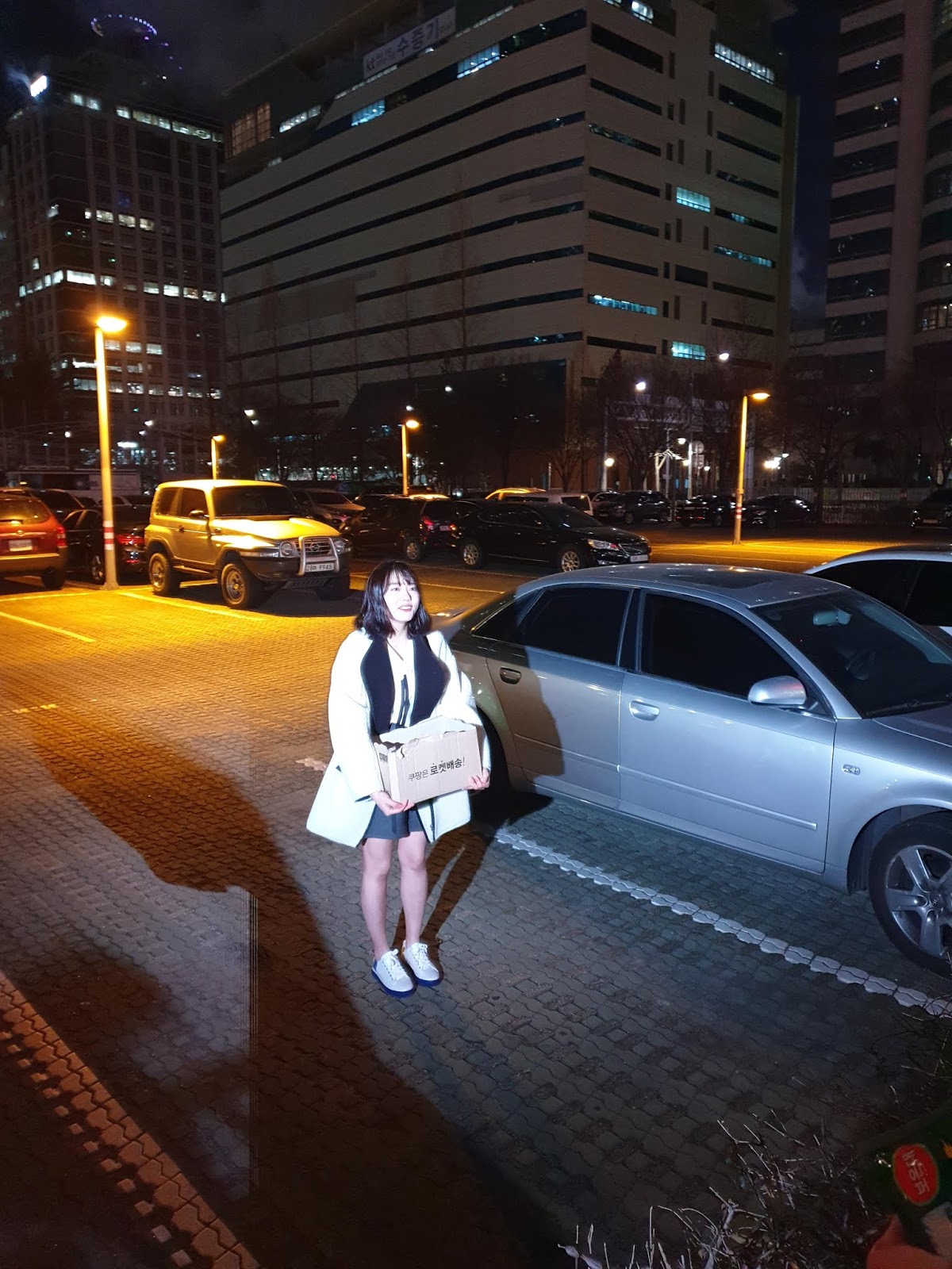 핫팩 나눠주는 소혜