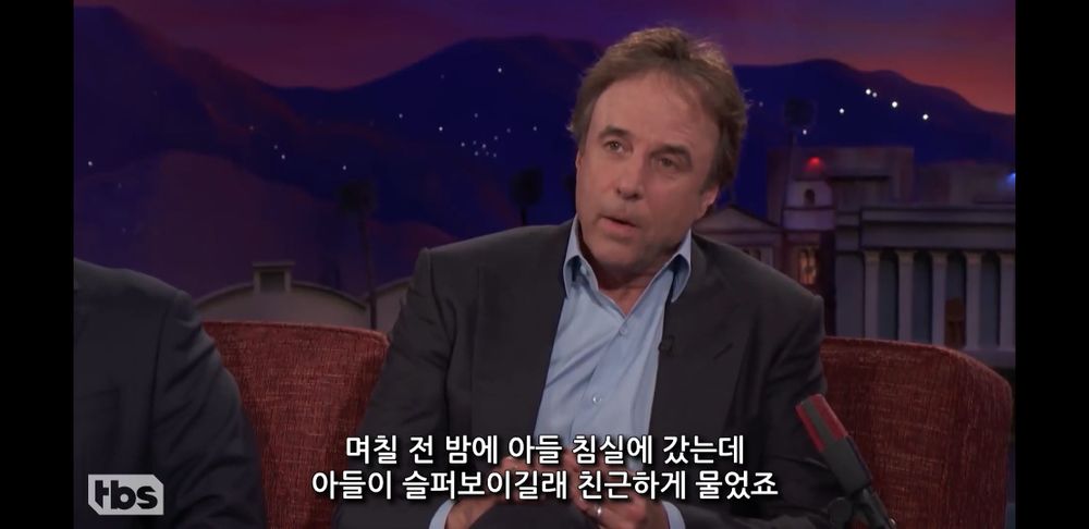 미국 토크쇼의 가족팔이 개그