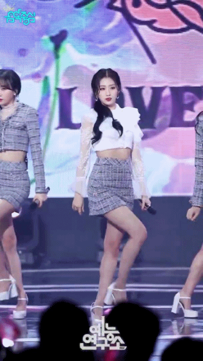 러블리즈 음악중심 직캠 정예인 움짤(데이터주의)