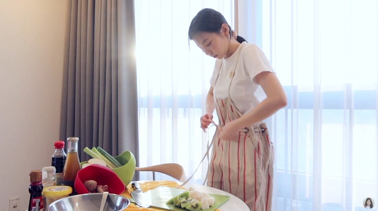 아빠 생일상 차려드리는 소희