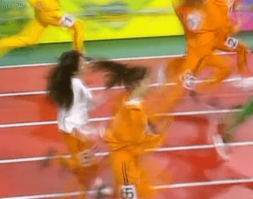 육상 리더의 위엄 권은비