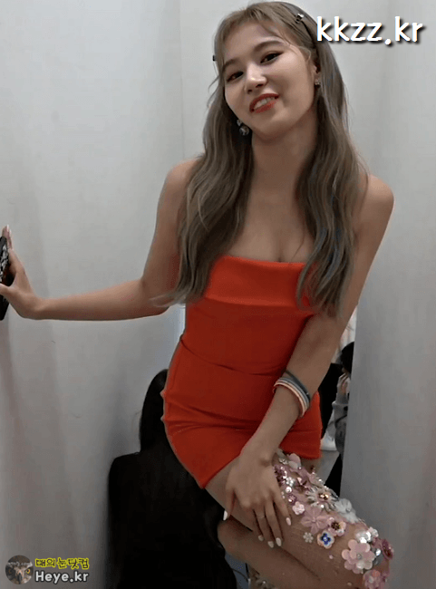 원피스 입은 사나