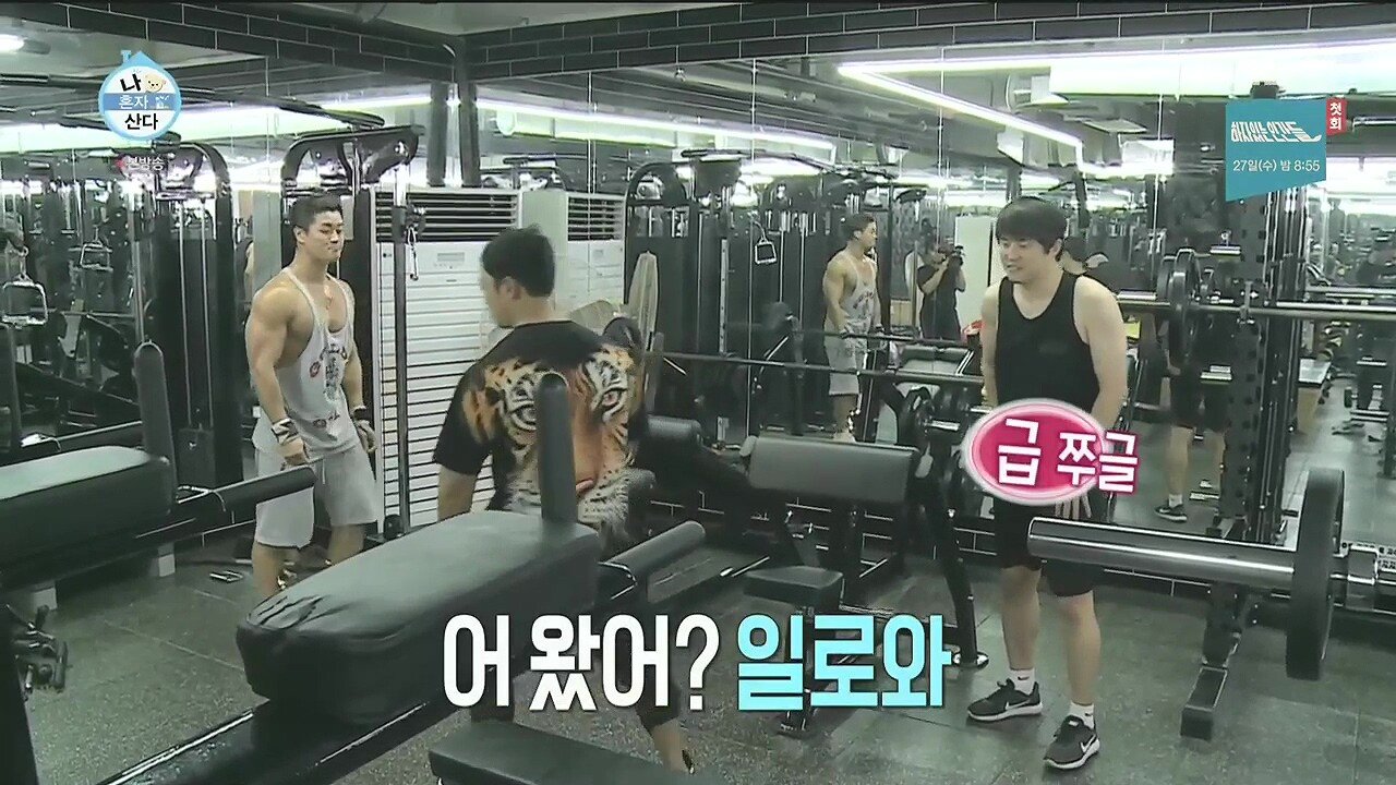 헬스장 처음 간 사람 공감