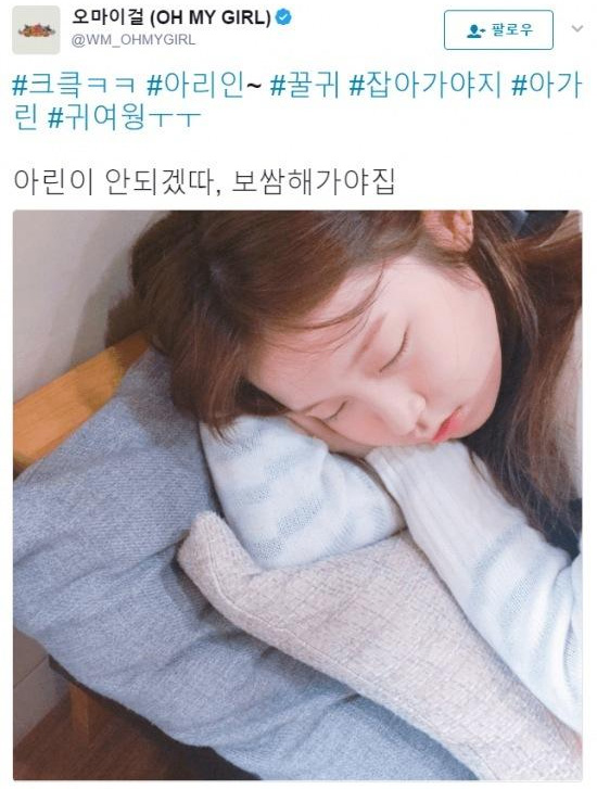 극성 팬들과 함께 사는 아린이