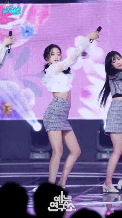 러블리즈 음악중심 직캠 정예인 움짤(데이터주의)