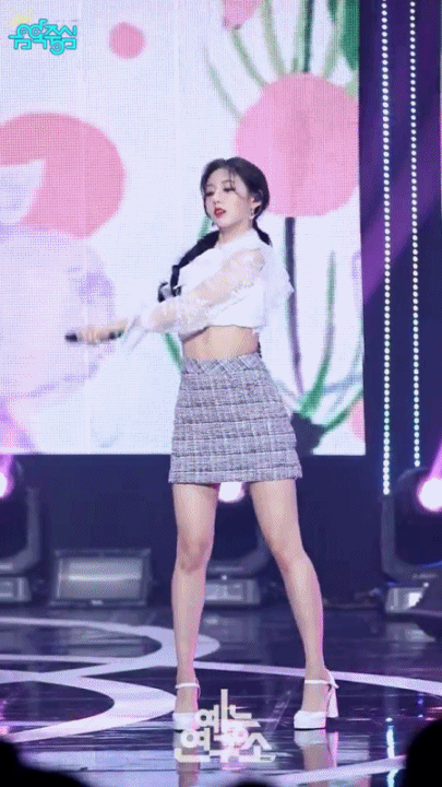 러블리즈 음악중심 직캠 정예인 움짤(데이터주의)