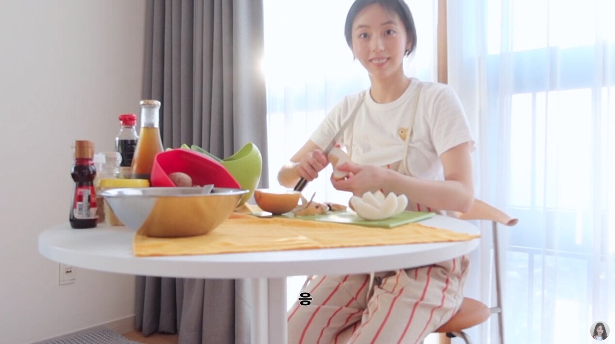 아빠 생일상 차려드리는 소희