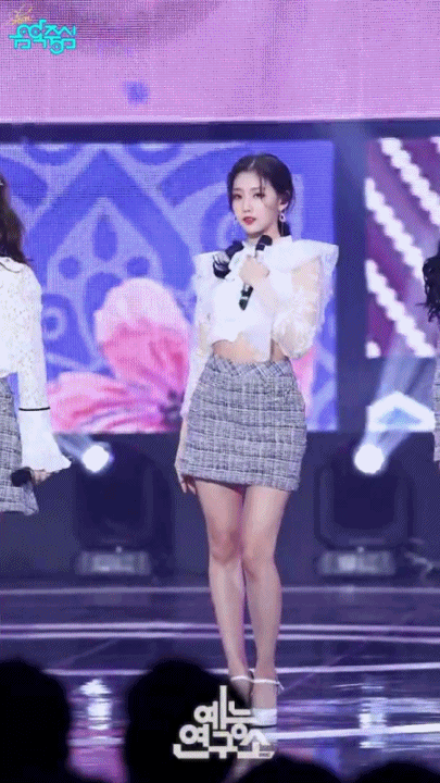 러블리즈 음악중심 직캠 정예인 움짤(데이터주의)