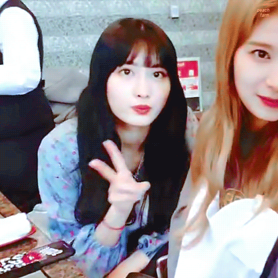 어제자 브이앱 미나 모모 사나 [135mb]