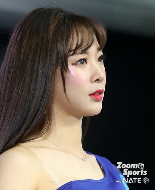강명호 촬영한 김한나 치어리더