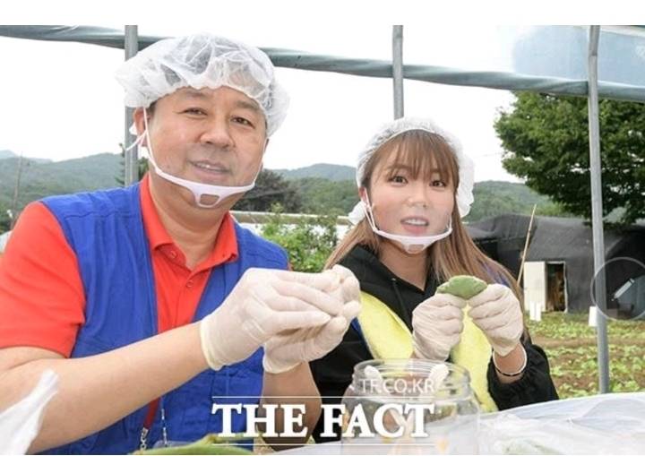 홍진영이 마스크 쓰는 방법