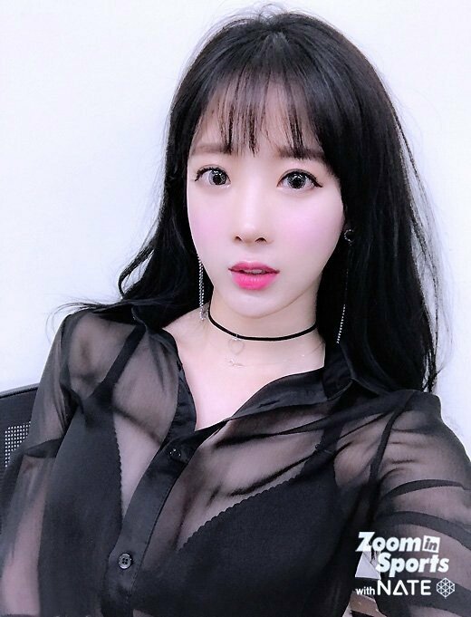 강명호 촬영한 김한나 치어리더