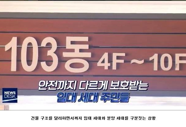 어딜 감히 임대아파트가