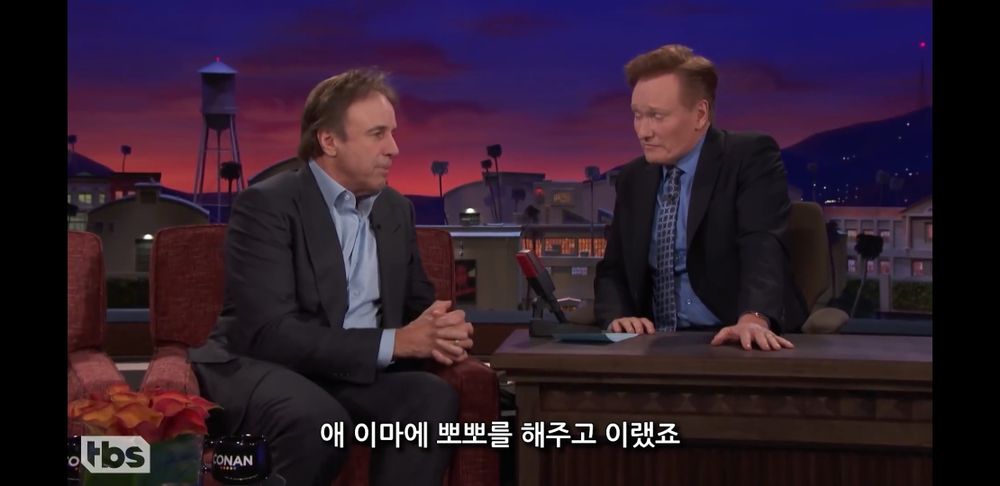 미국 토크쇼의 가족팔이 개그