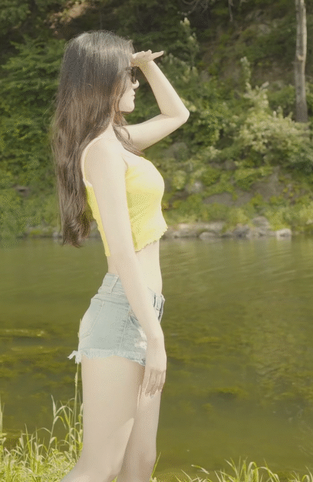 치어리더 김해리 맥심 촬영