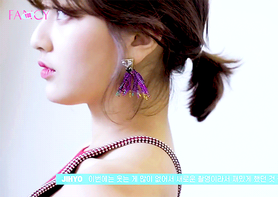 트와이스, FANCY 자켓 메이킹 지효