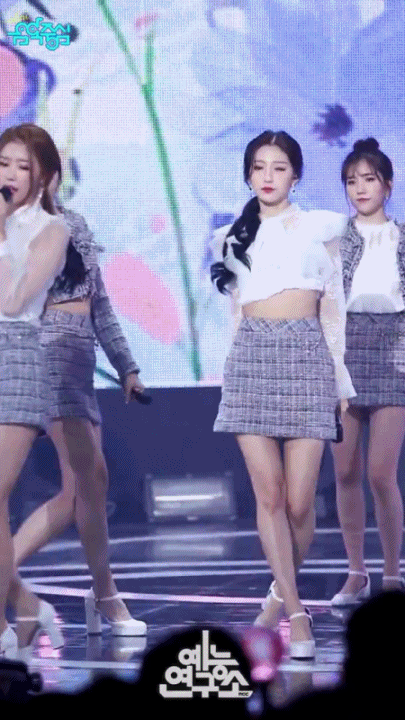 러블리즈 음악중심 직캠 정예인 움짤(데이터주의)