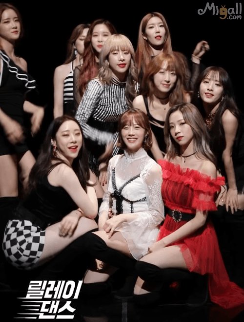 릴레이댄스 우주소녀