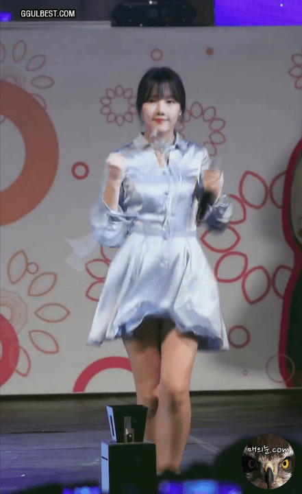 여자친구 예린 실크원피스