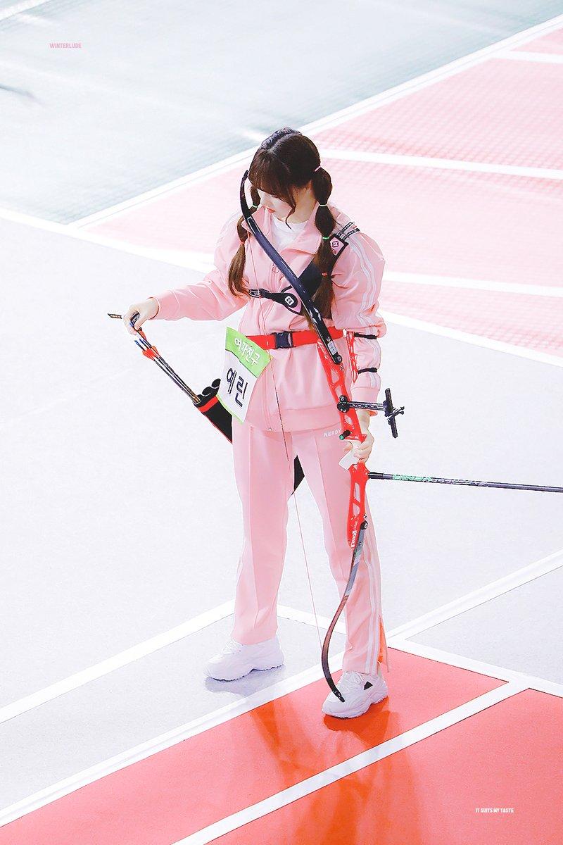 아육대 양궁 미나.예린.은하