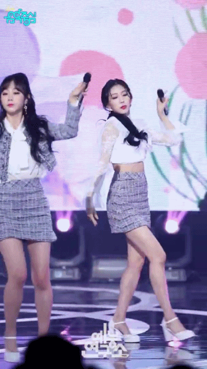 러블리즈 음악중심 직캠 정예인 움짤(데이터주의)