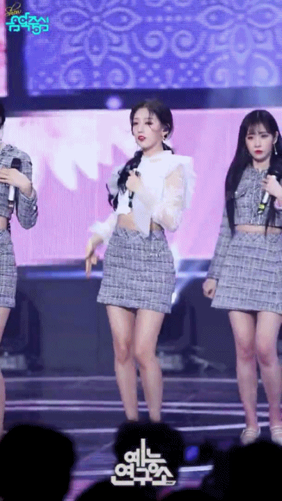 러블리즈 음악중심 직캠 정예인 움짤(데이터주의)