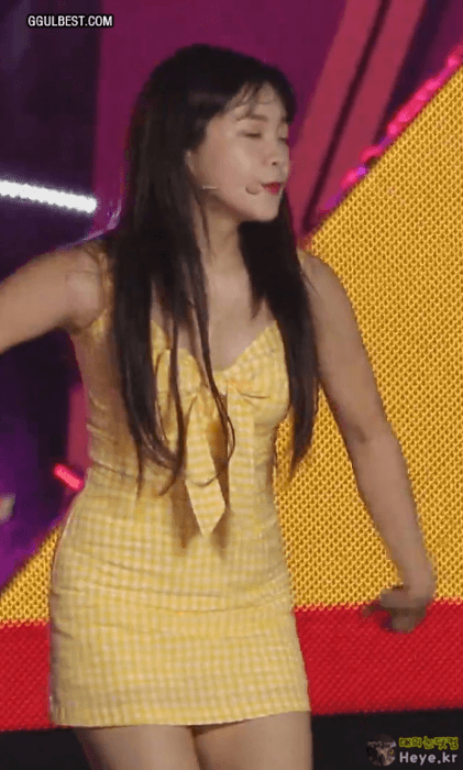 시원한 노란원피스 예리