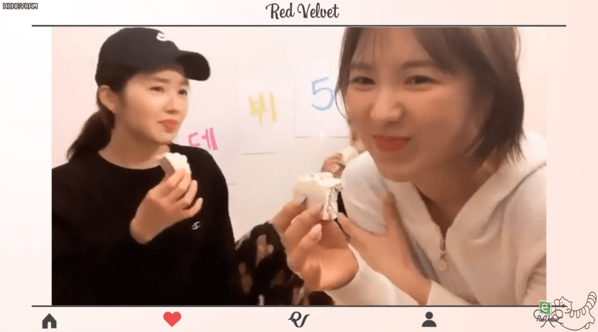 1년된 빵또아 먹방 아이린 슬기 웬디