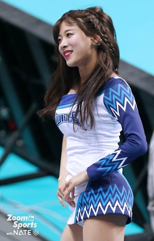 강명호 촬영한 김한나 치어리더