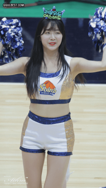 치어리더 -안지현 나시 페로몬.gif