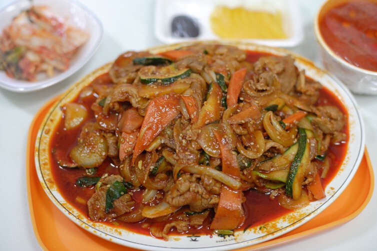중국집 제육덮밥 스타일