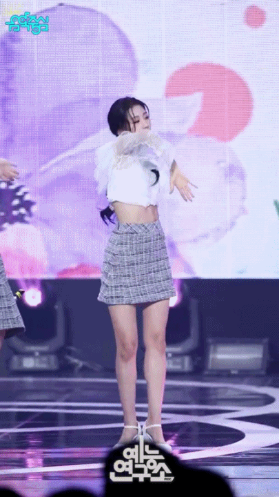 러블리즈 음악중심 직캠 정예인 움짤(데이터주의)