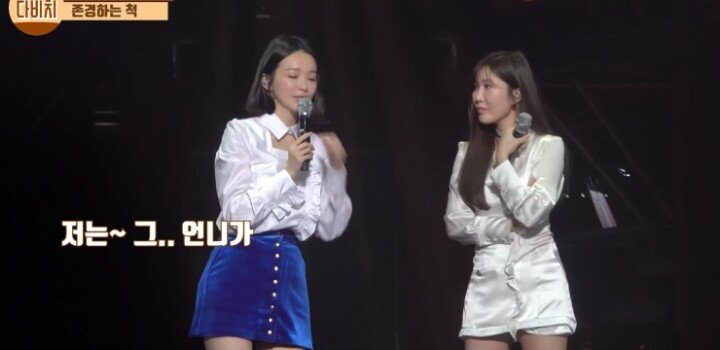 이해리가 존경스럽다는 강민경