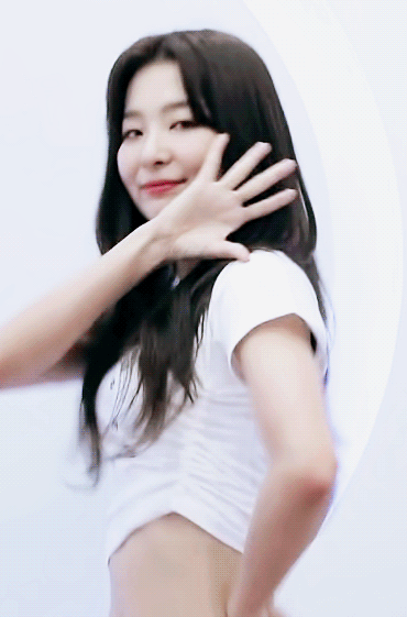 배꼽티 입고 웨이브 추는 레드벨벳 슬기,아이린,웬디.gif