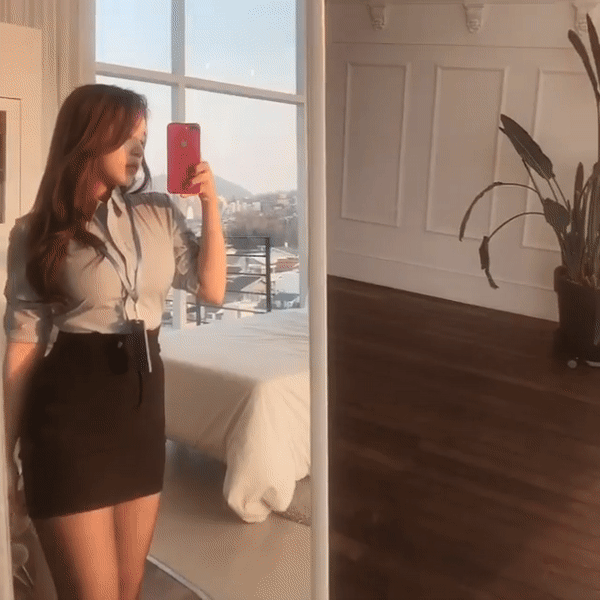 쮸리 자연산 가슴 인증 후 최근 몸매