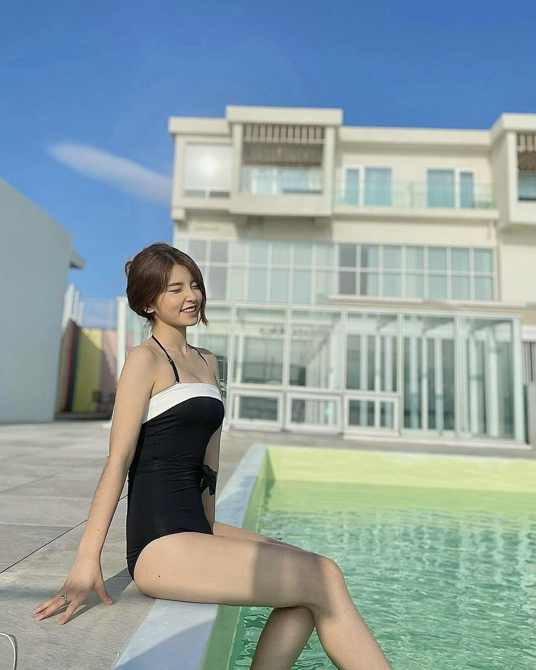 치어리더에서 모델로 전향한 누나