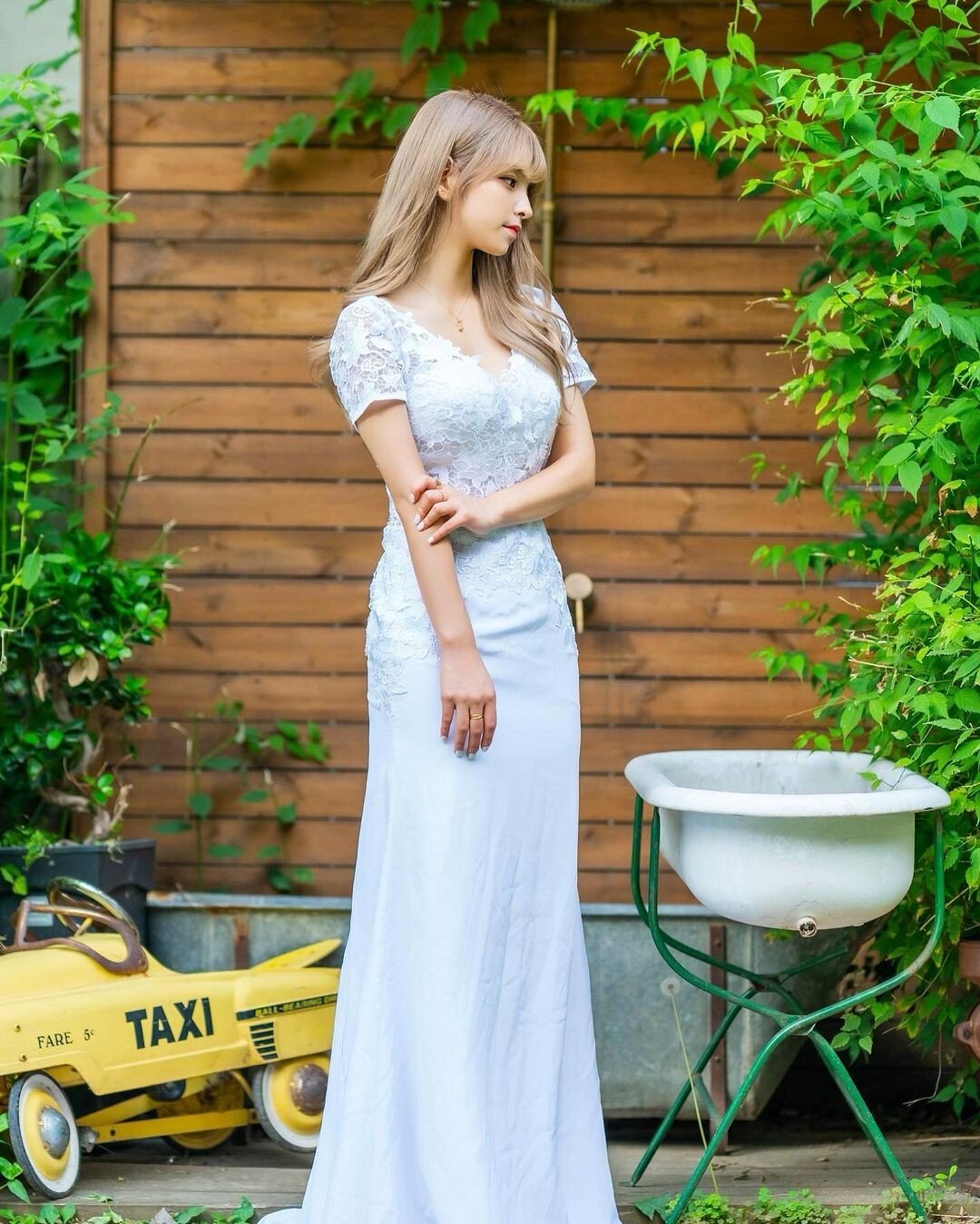 치어리더에서 모델로 전향한 누나