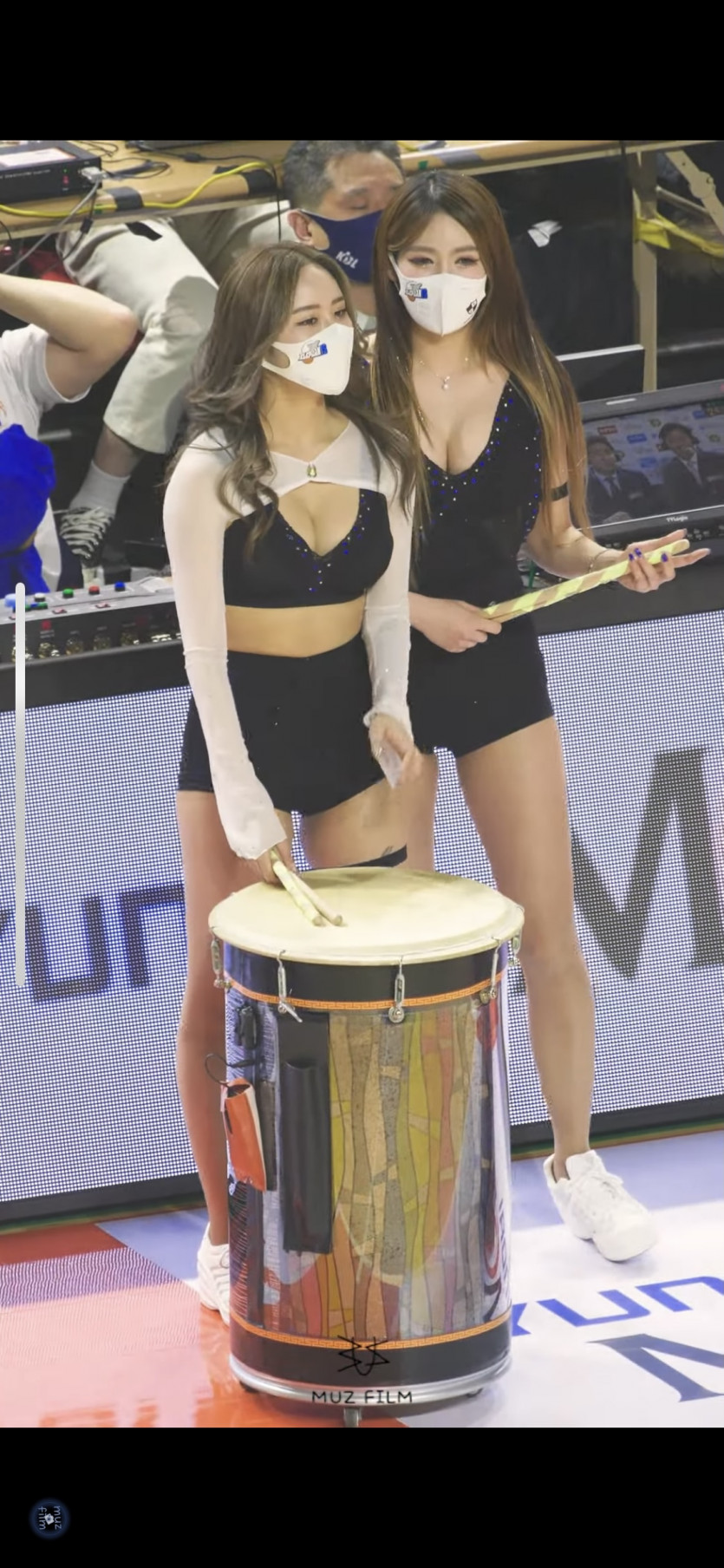 인천 전자랜드 치어리더 의상