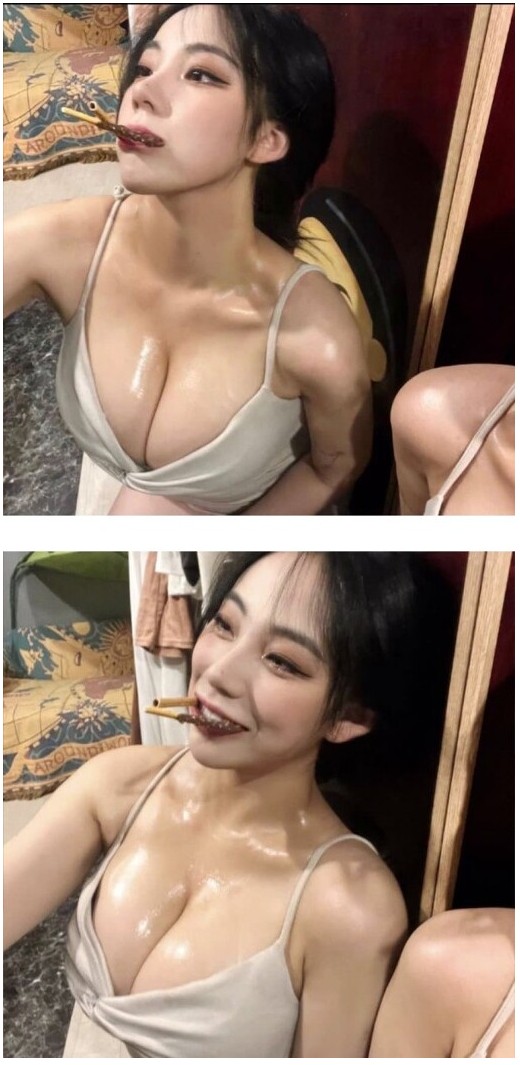 누가바 먹는 처자 ㅗㅜㅑ