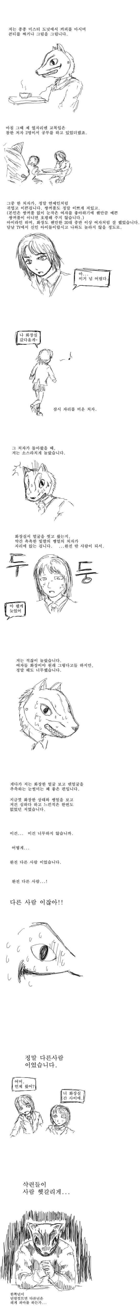 [유머] 여자들의 화장법